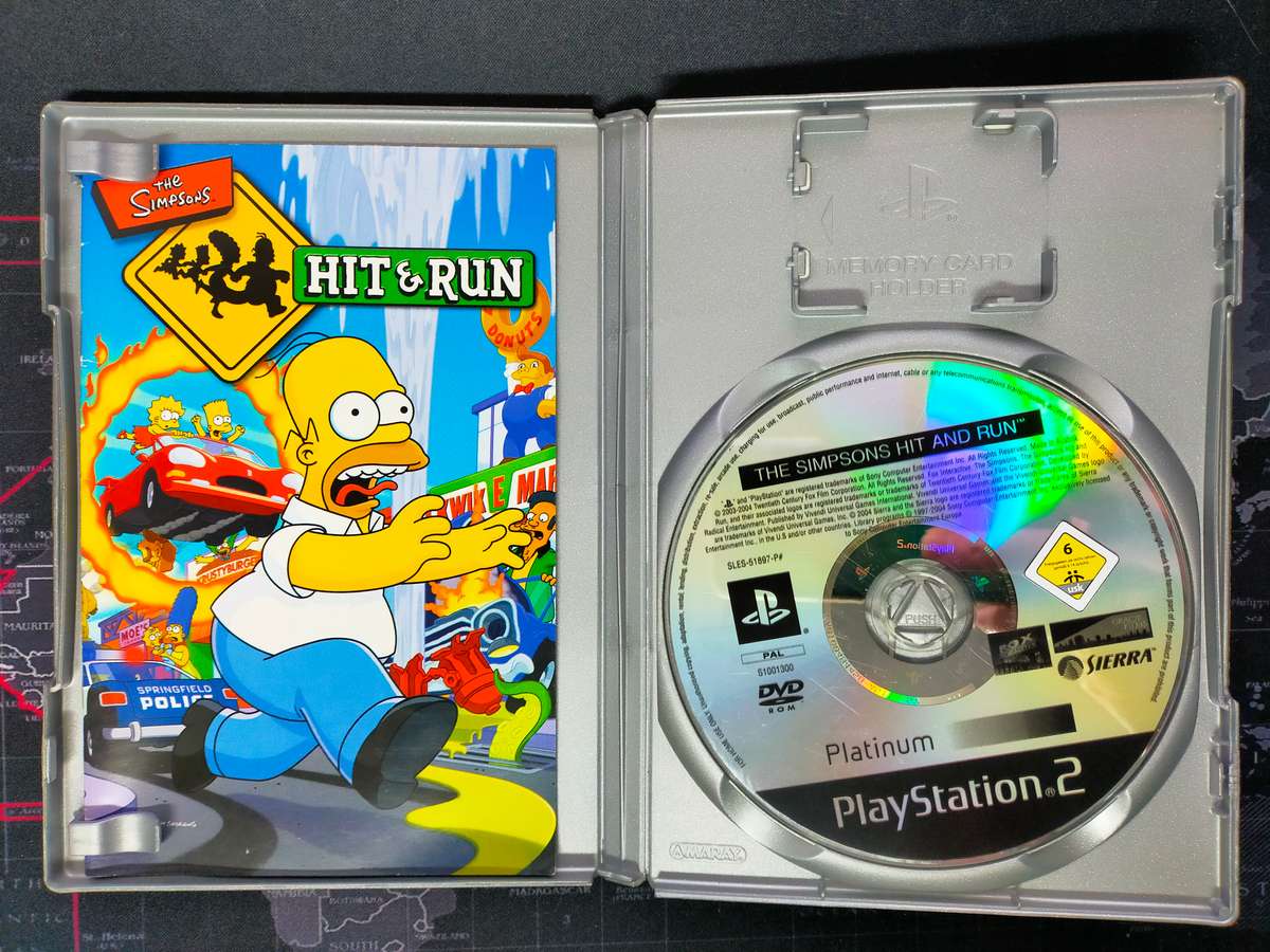 The Simpsons Hit and Run - PS2 / PlayStation 2