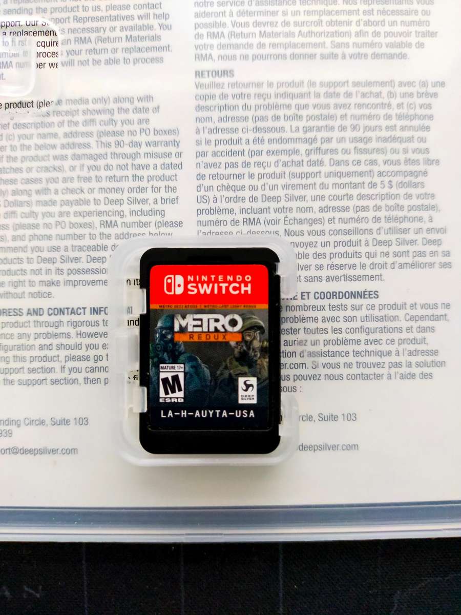 Metro Redux - Nintendo Switch (Very Rare)