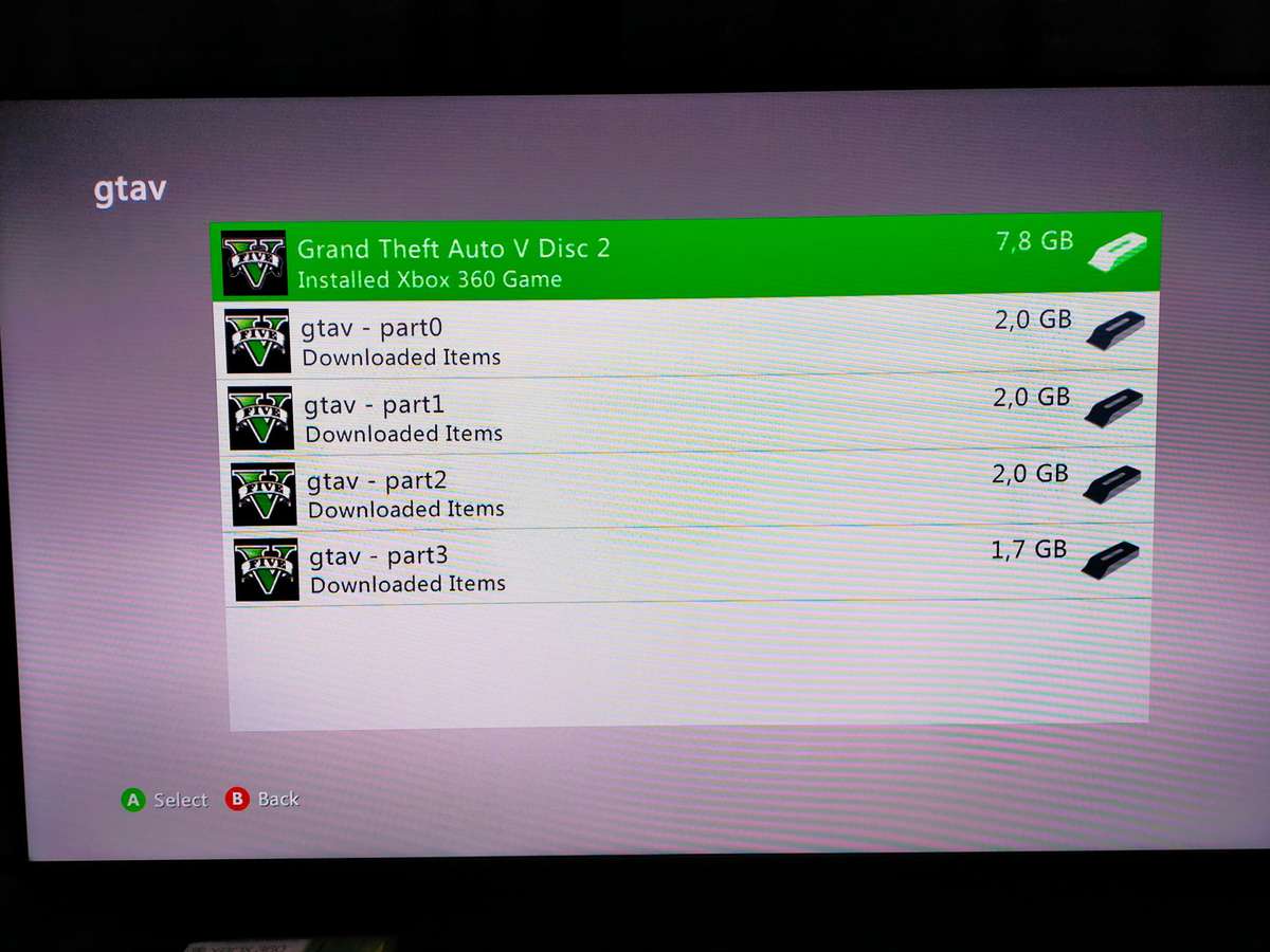 Grand Theft Auto V / GTA 5 - XBOX 360