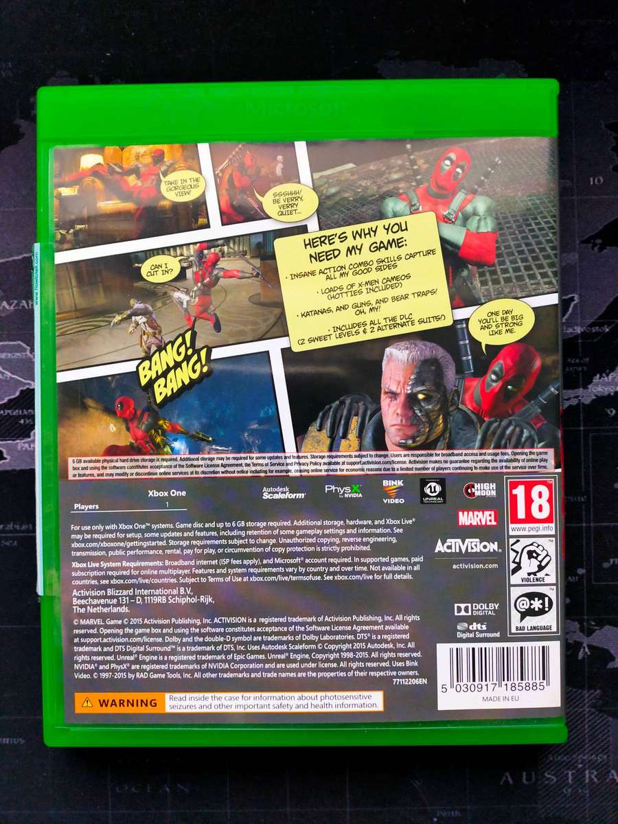 Deadpool - XBOX ONE  (Very RARE)