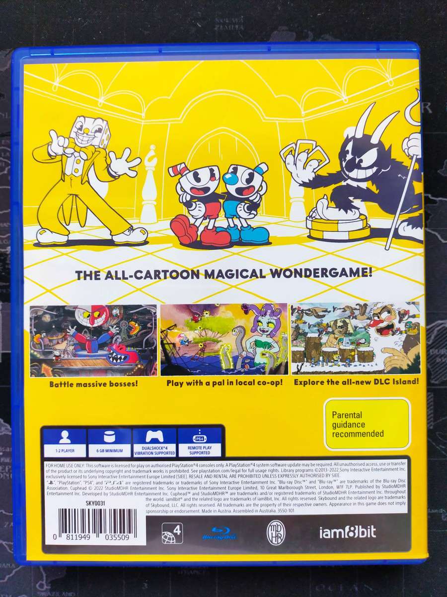 Cuphead (Includes DLC) - PS4 / PlayStation 4 (RARE FIND)