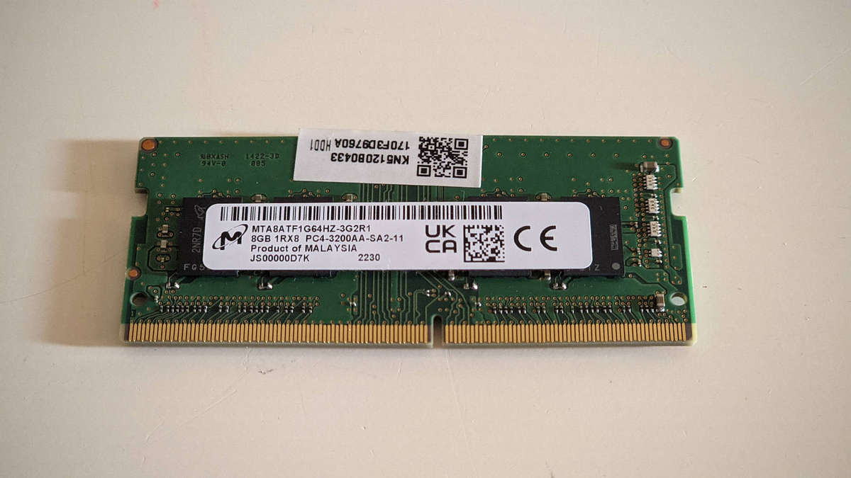 8GB DDR4 RAM (Laptop) (3200MHz)