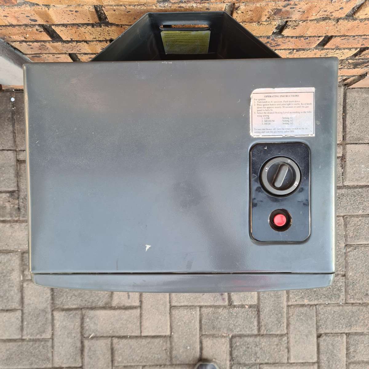 Salton Three Panel Mobile Gas Heater