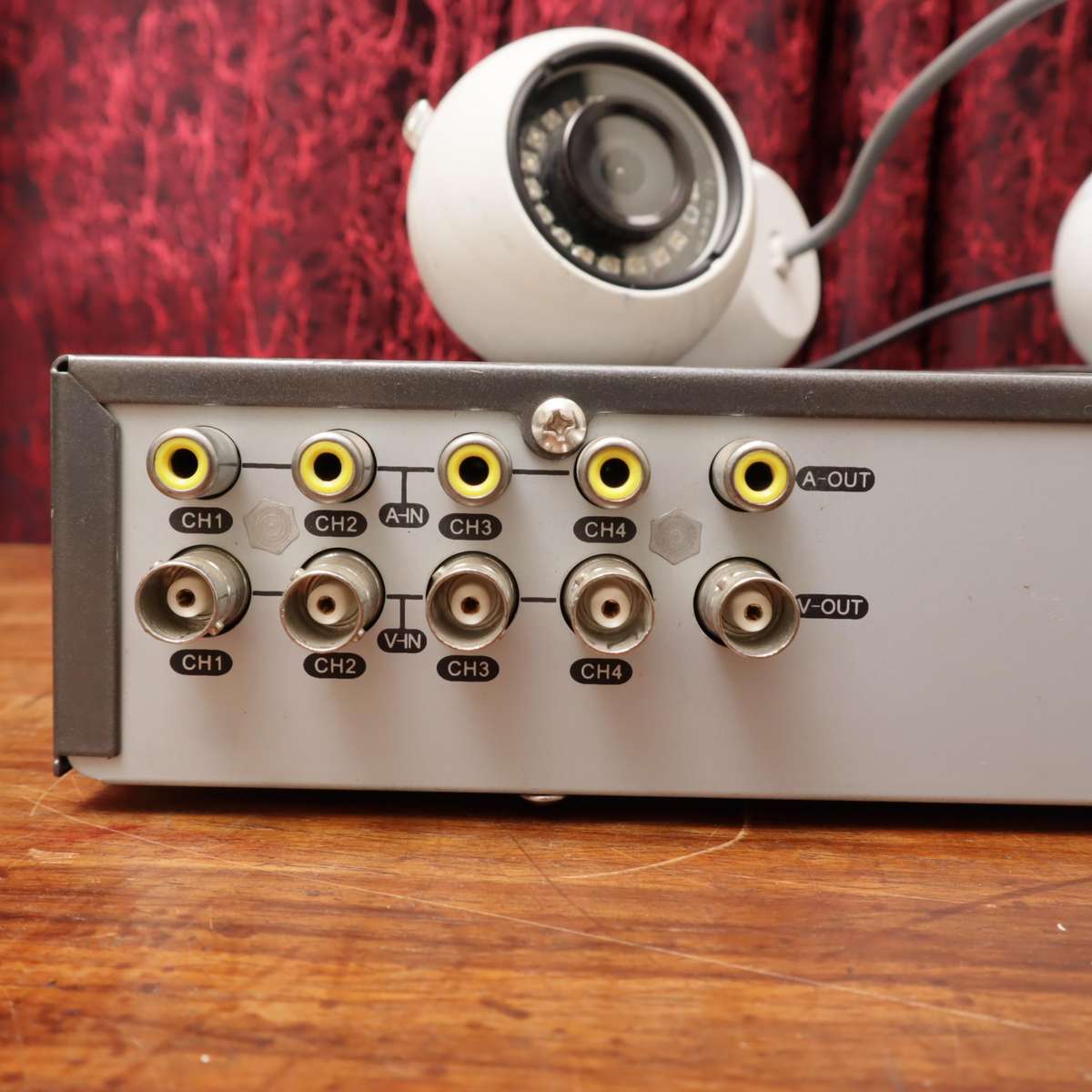 4-Channel DVR and 4 CCTV Cameras