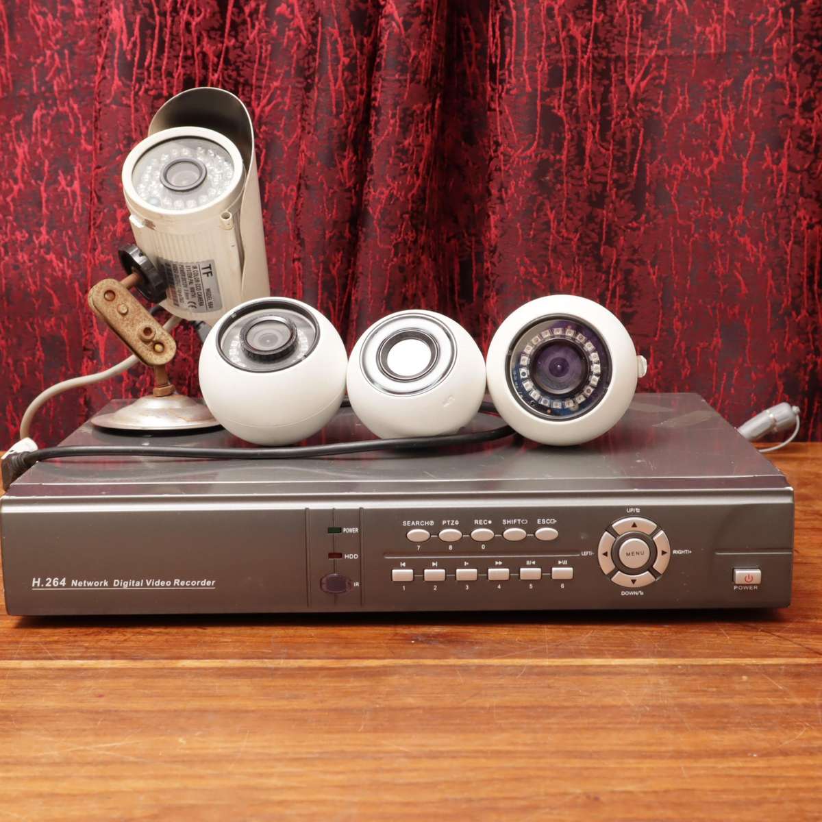 4-Channel DVR and 4 CCTV Cameras
