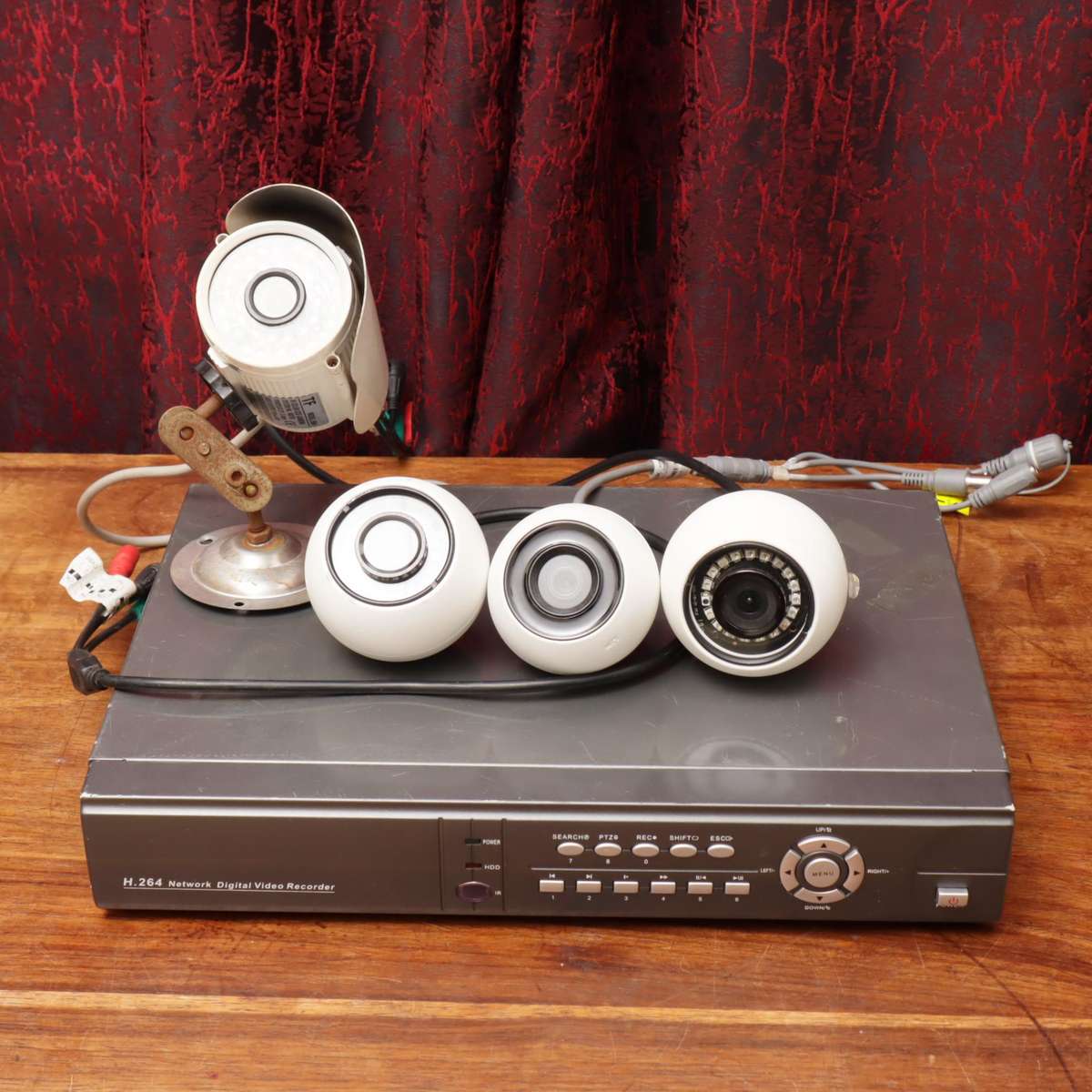 4-Channel DVR and 4 CCTV Cameras