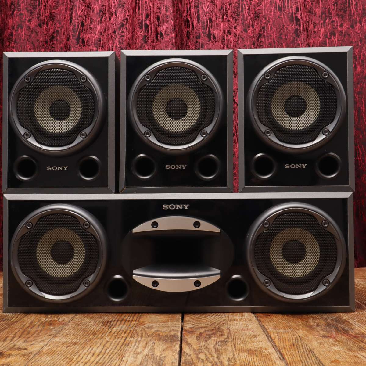 Sony Home Theatre Surround Sound System Speakers - Center Back Left Right