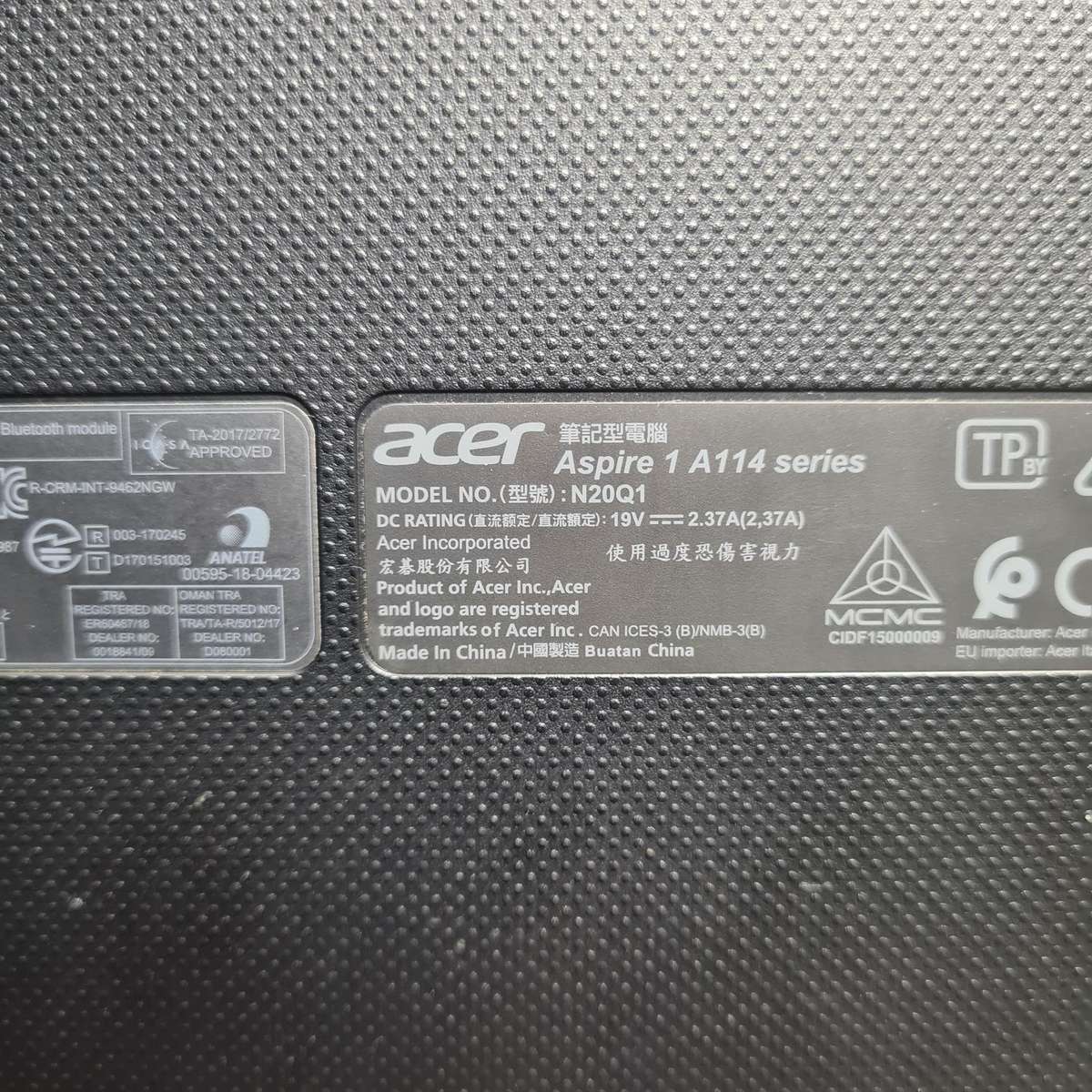 Acer Aspire A114-33-P8BS Quad Core Pentium(R) Silver N6000 1.1GHz 128GB SSD 4GB RAM