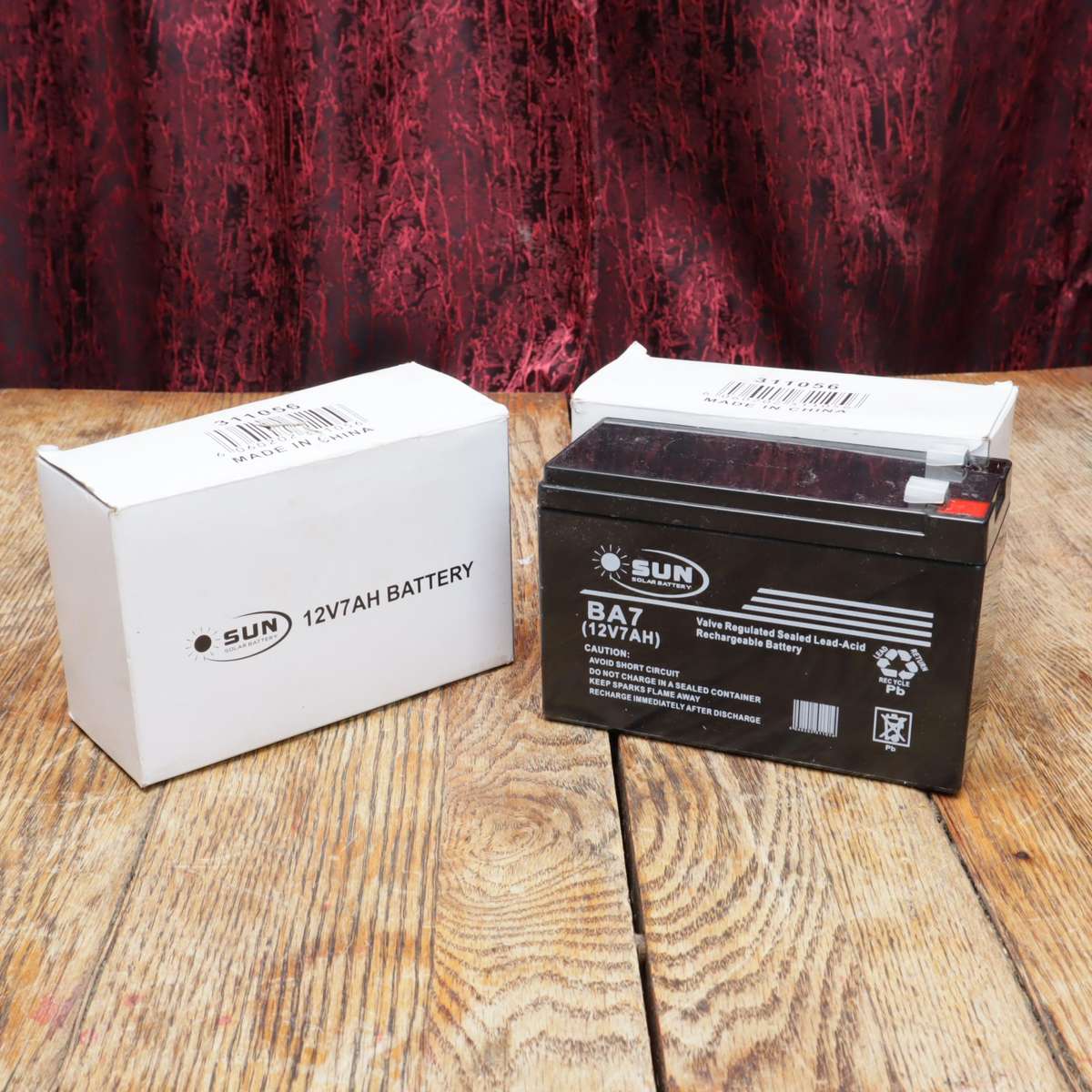 Sun BA7 Valve Regulated Sealed Lead-Acid 12V 7Ah