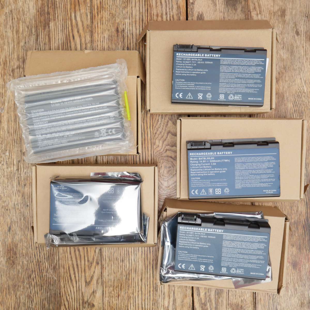 Assorted Batteries for Acer Laptops