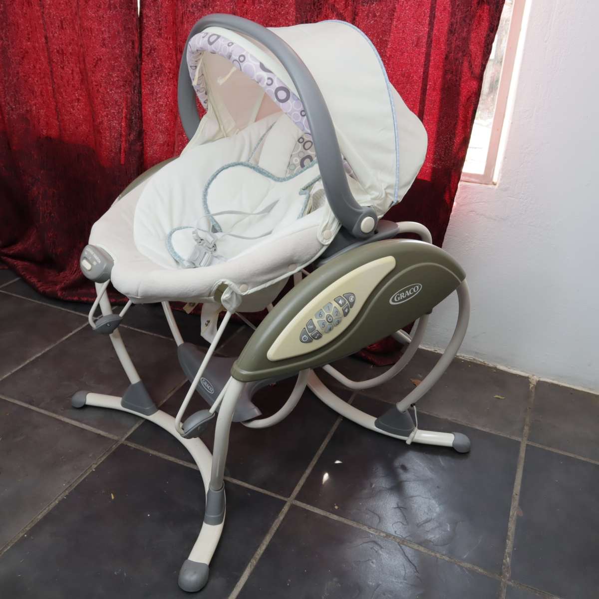 Graco Glider Elite Swing & Bounce Electric Baby Rocker | Model: 1842969 | - Pre-Owned