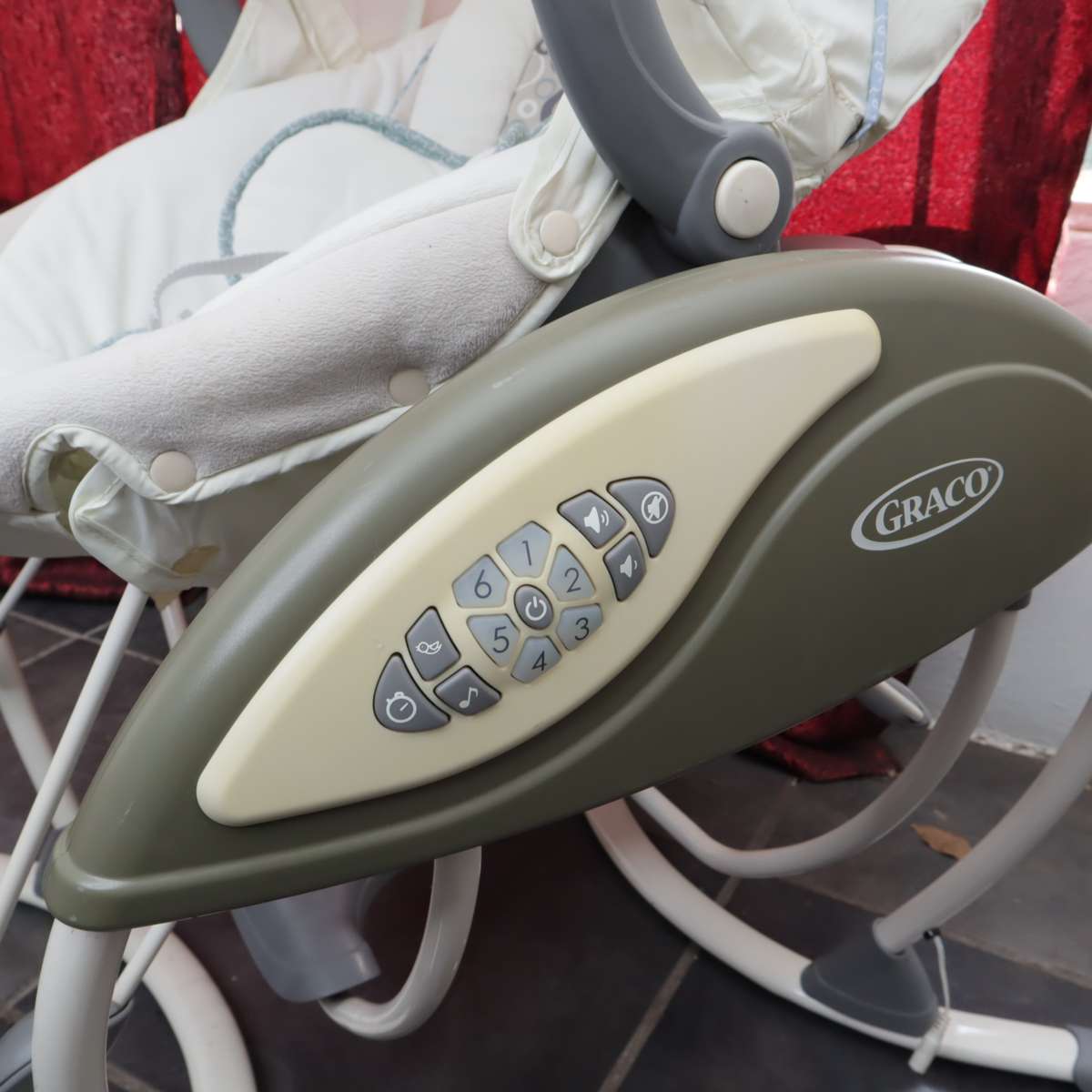 Graco Glider Elite Swing & Bounce Electric Baby Rocker | Model: 1842969 | - Pre-Owned