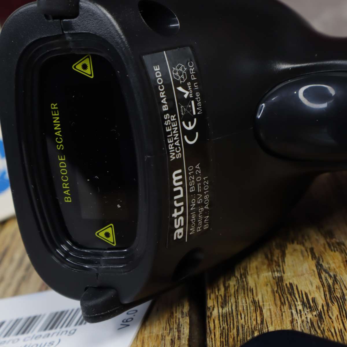 Astrum BS210 Wireless Laser Barcode Scanner - Pre-Owned (LIKE NEW)