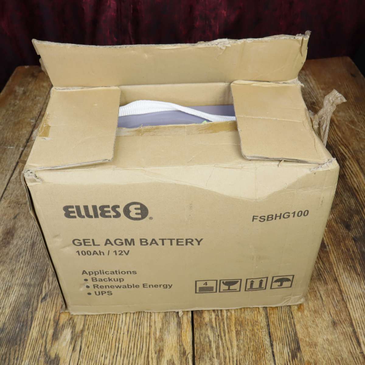 Ellies Solar Hybrid Gel AGM Battery - 100Ah FSBHG100