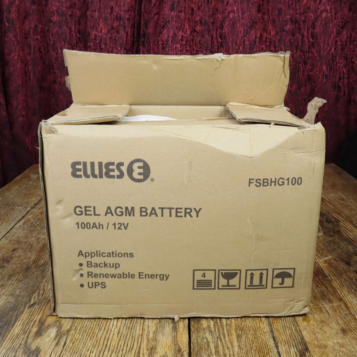 Ellies Solar Hybrid Gel AGM Battery - 100Ah FSBHG100