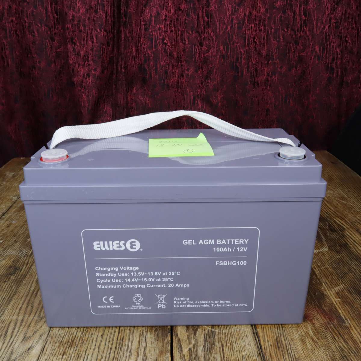 Ellies Solar Hybrid Gel AGM Battery - 100Ah FSBHG100