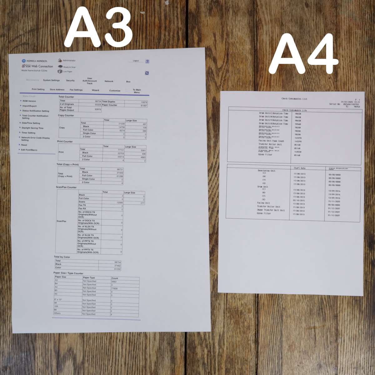 Konica Minolta Bizhub C224E Colour Enterprise Multifunction Copier Printer (A3/A4) - Pre-Owned