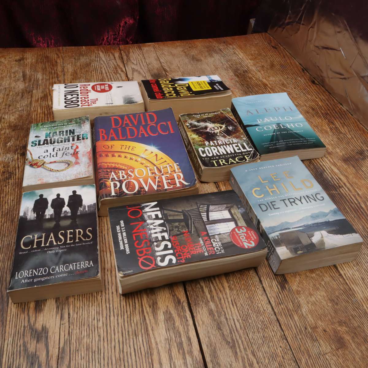 Assorted Fiction Novel Books - 9 Pcs