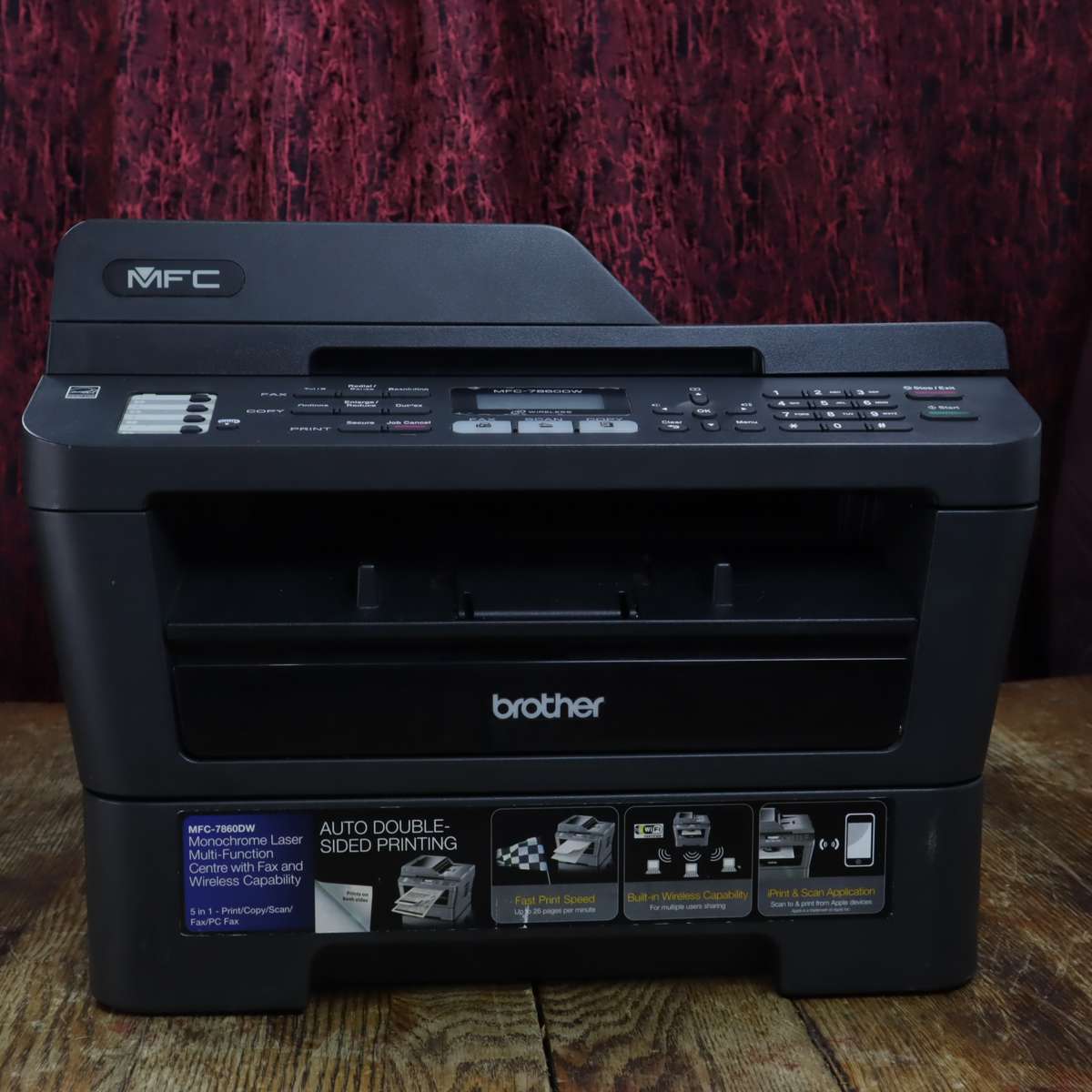 Brother MFC-7860DW A4 Mono All-In-One Laser Printer