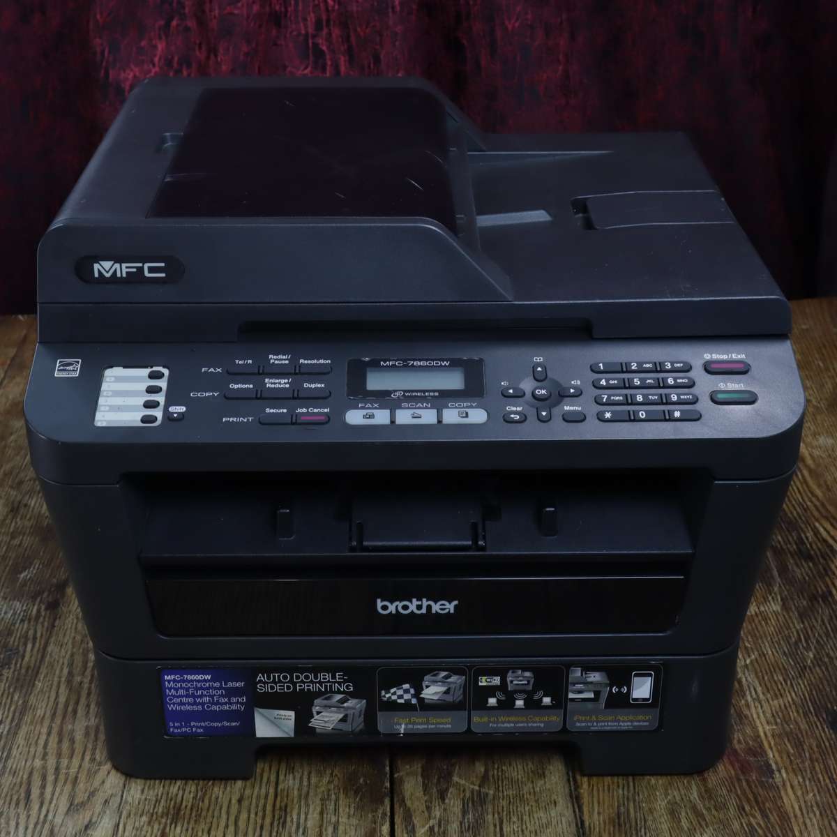 Brother MFC-7860DW A4 Mono All-In-One Laser Printer