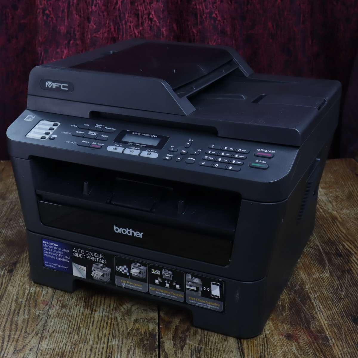 Brother MFC-7860DW A4 Mono All-In-One Laser Printer