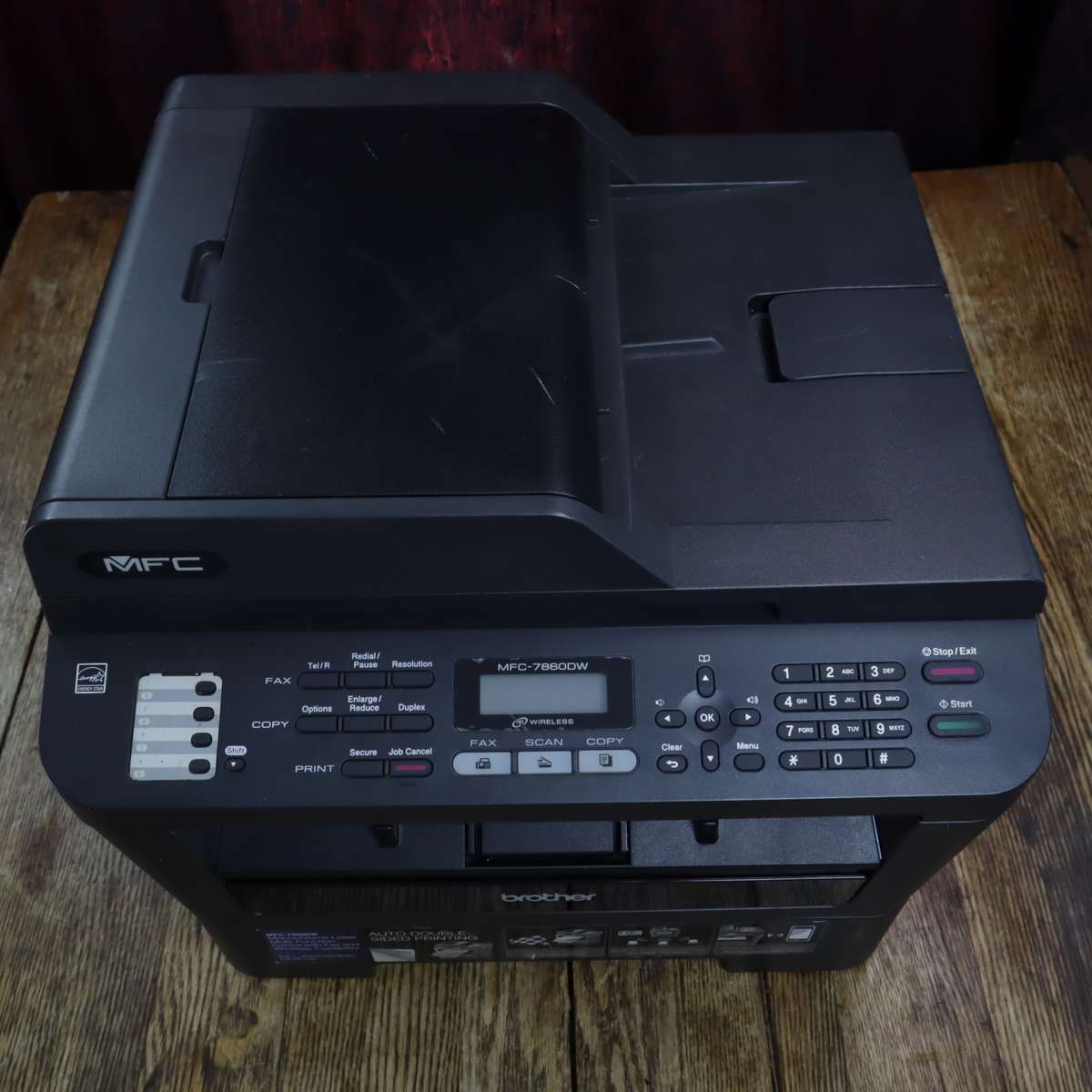 Brother MFC-7860DW A4 Mono All-In-One Laser Printer