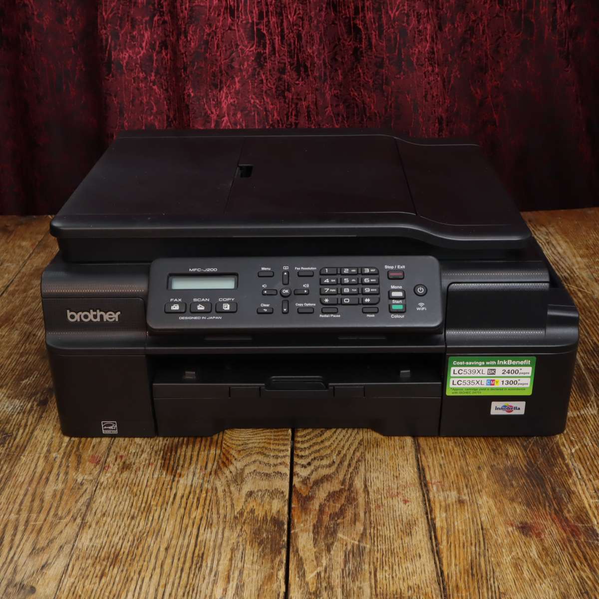 Brother MFC-J200 InkBenefit A4 Colour Inkjet Printer