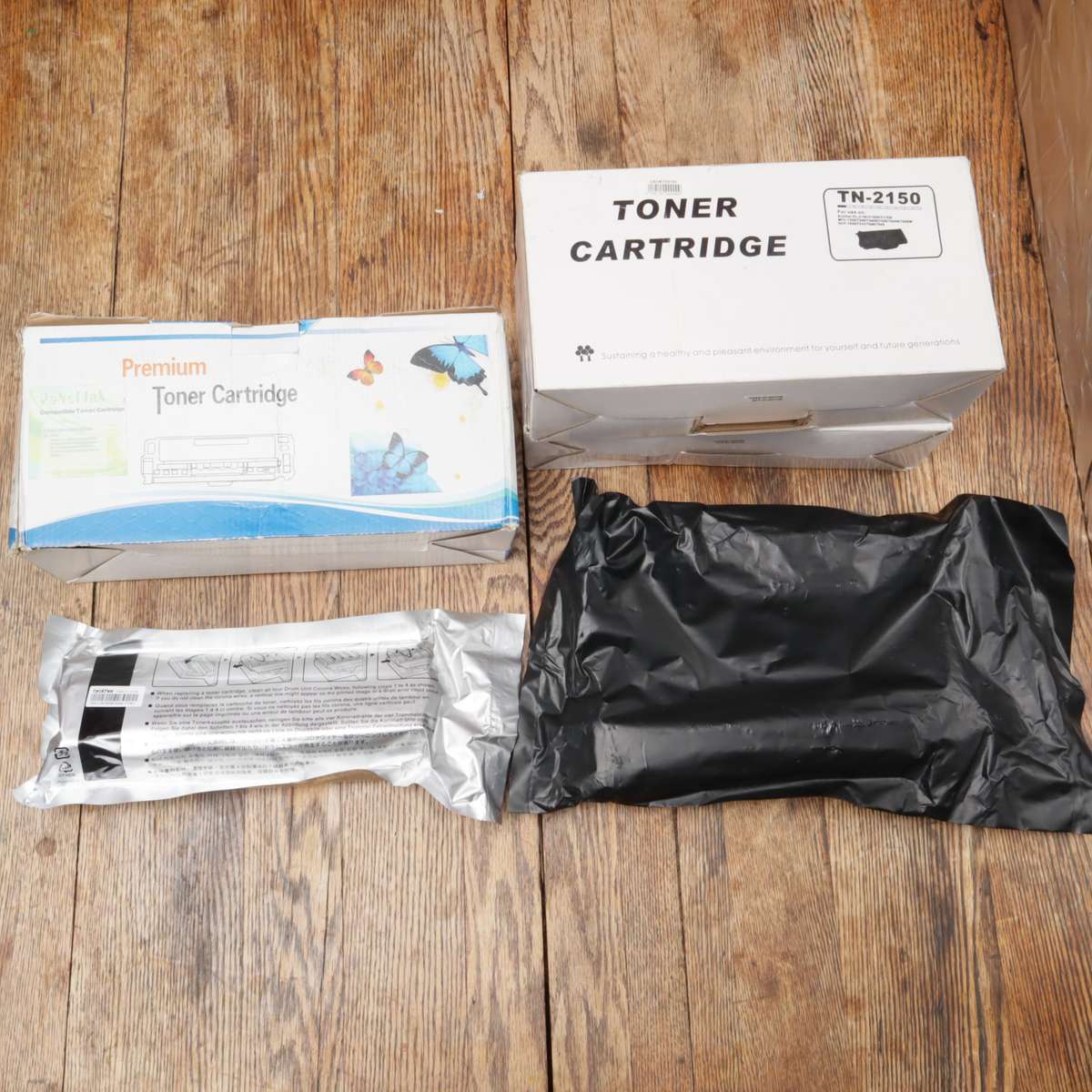 Assorted Brother Laser Printer Toners and Imaging Unit