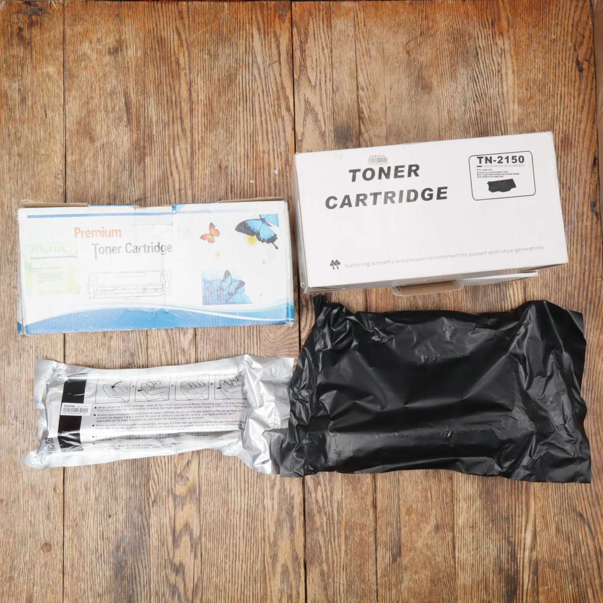 Assorted Brother Laser Printer Toners and Imaging Unit