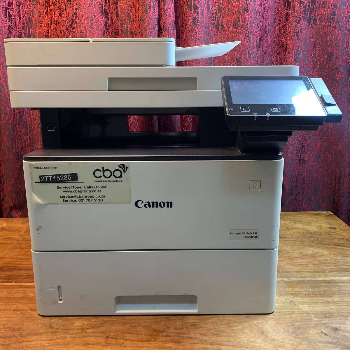 Canon imageRUNNER 1643if II All-In-One Business Laser Printer -