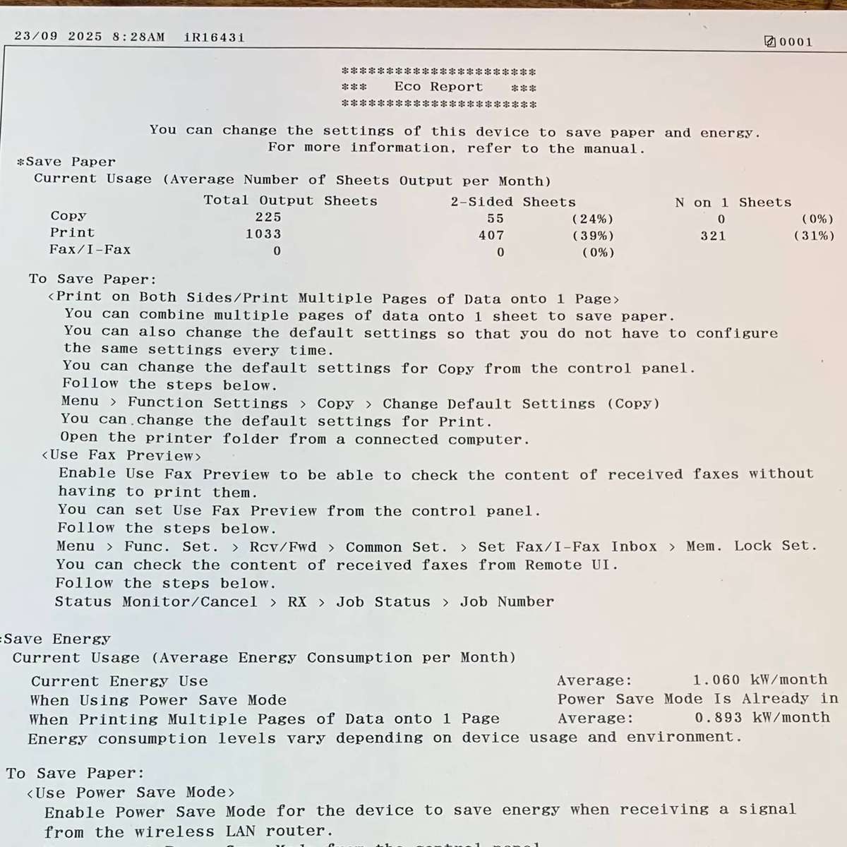 Canon imageRUNNER 1643if II All-In-One Business Laser Printer -