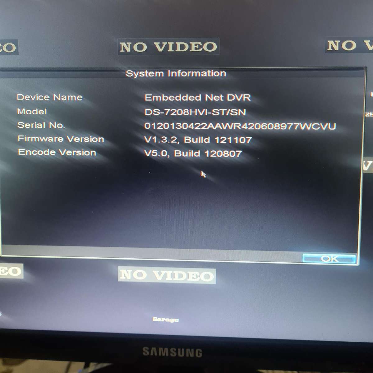 Hikvision DS-7208HVI-ST/SN 8-Channel DVR + 1TB HDD