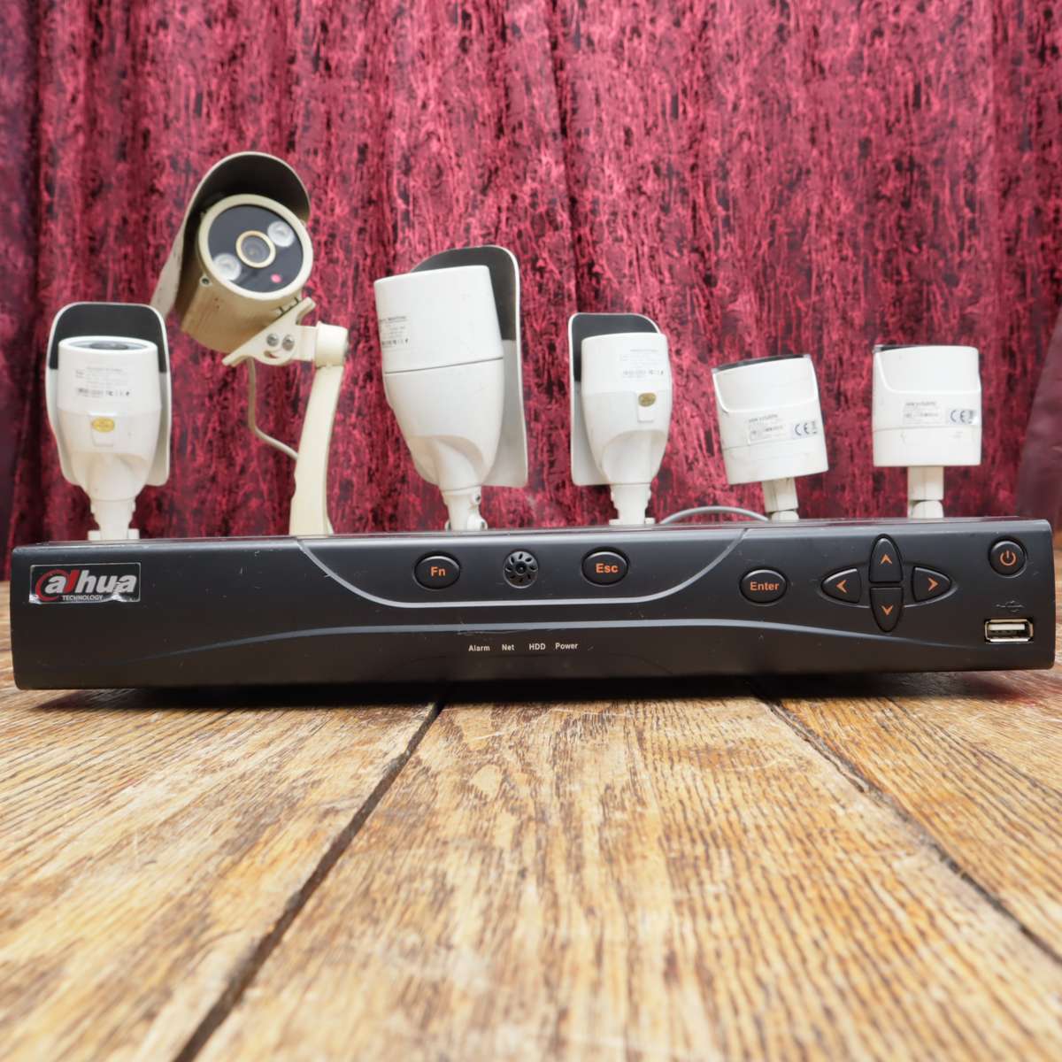 Dahua 4-Channle DVR and CCTV Cameras - 51DVR0404LF-AS