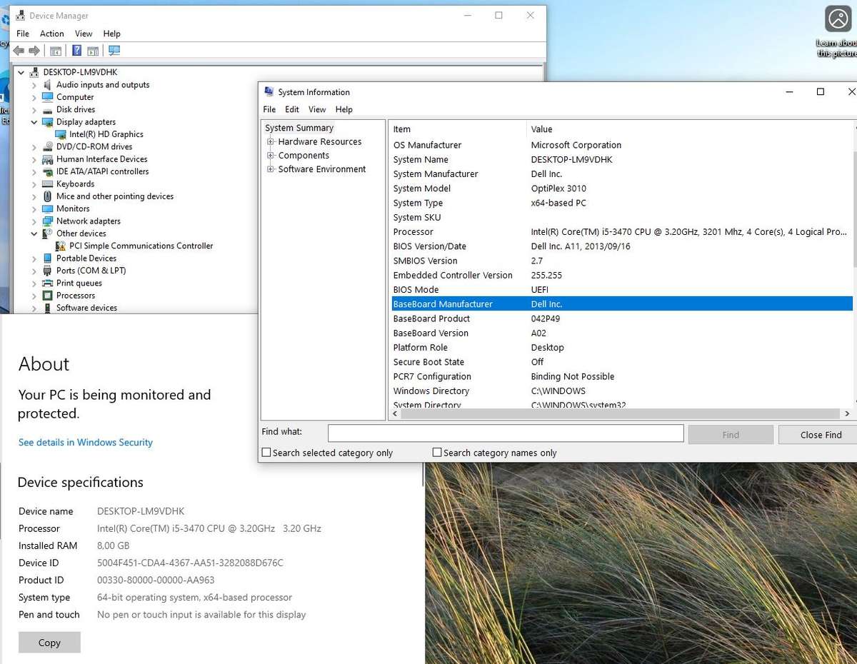 Dell OPTIPLEX 3010 Desktop | Quad Core i5 | 8GB RAM | 3.2GHz | 500GB HDD | + Accessories - Pre-Owned
