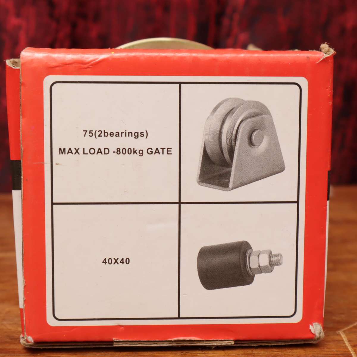 2 Pcs 80MM Gate Wheel Set - 800Kg Load