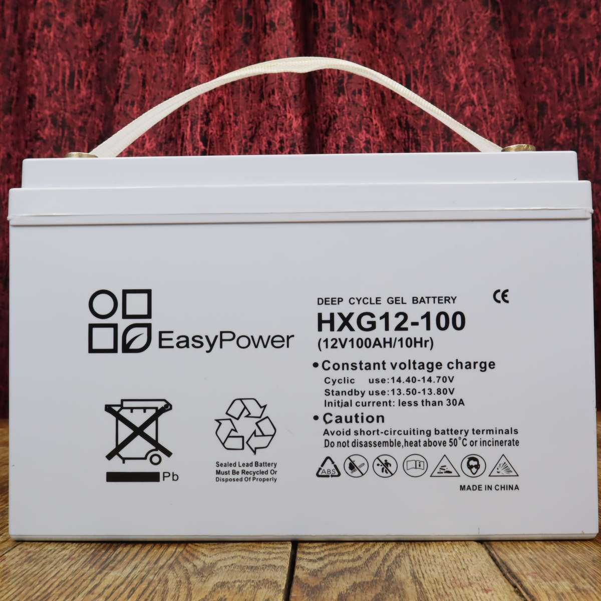 Easy Power Deep Cycle Gel Battery 100Ah 12v - HXG12-100