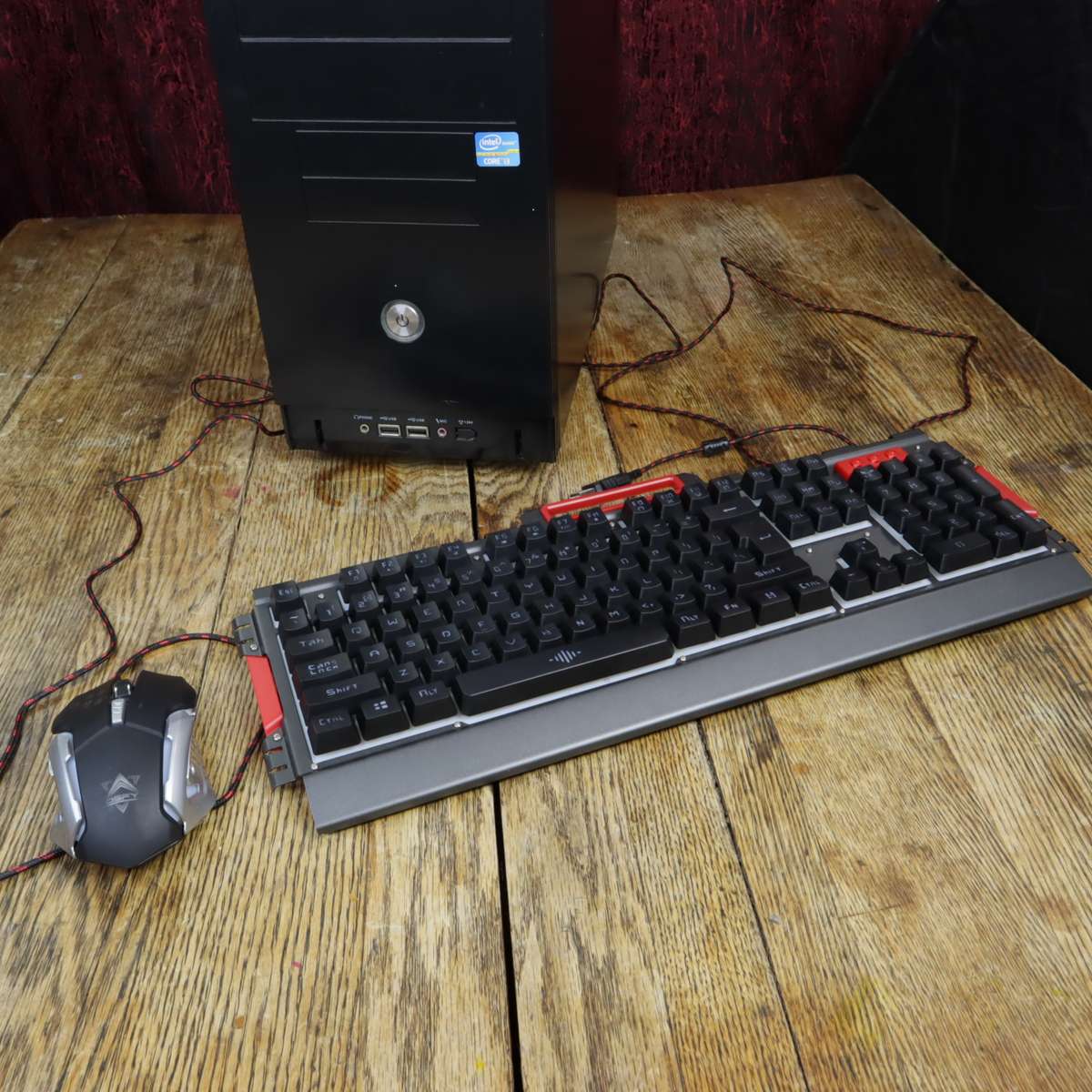 Core i3 PC Desktop Computer & Gaming Keyboard Mouse Combo | 5GB RAM | 3.1GHz | 500GB - Pre-Owned