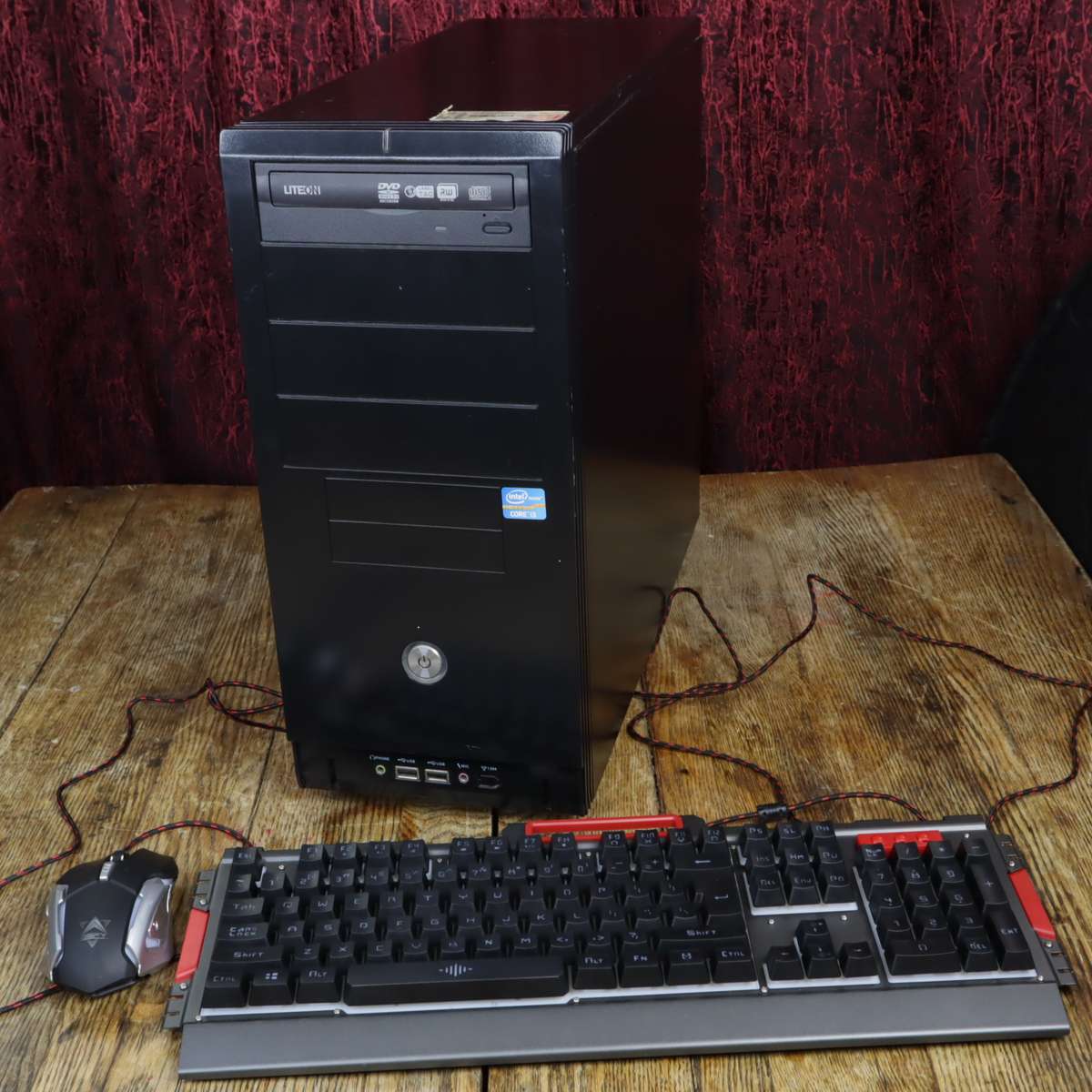 Core i3 PC Desktop Computer & Gaming Keyboard Mouse Combo | 5GB RAM | 3.1GHz | 500GB - Pre-Owned