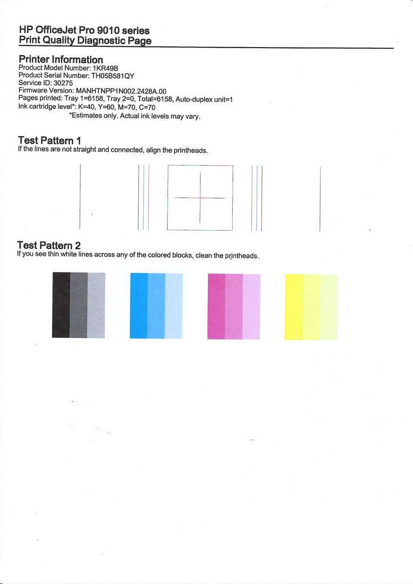 HP OfficeJet Pro 9013 Colour All-In-One Inkjet Printer - Pre-Owned