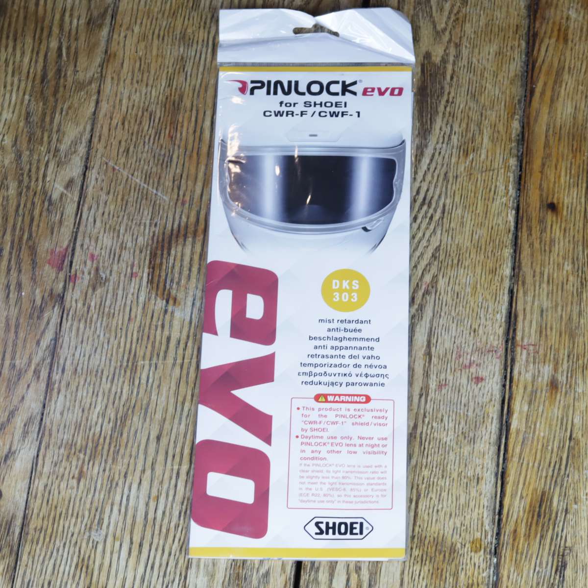 Shoei CWR-F CWF-1 Pinlock Evo Insert Lens Clear DKS 303