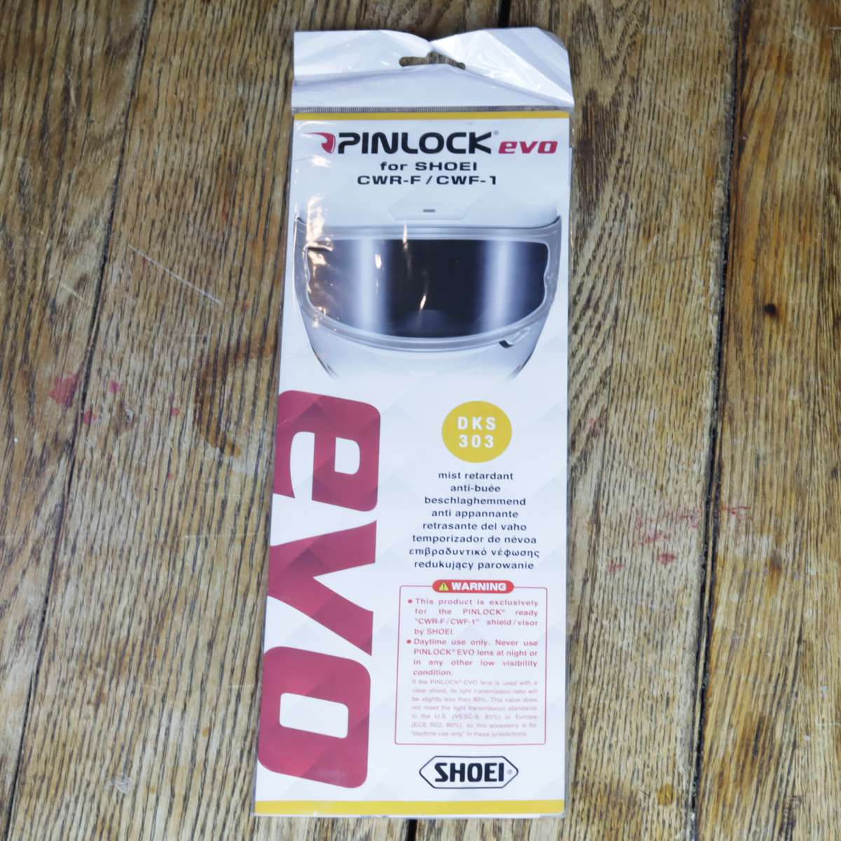 Shoei CWR-F CWF-1 Pinlock Evo Insert Lens Clear DKS 303