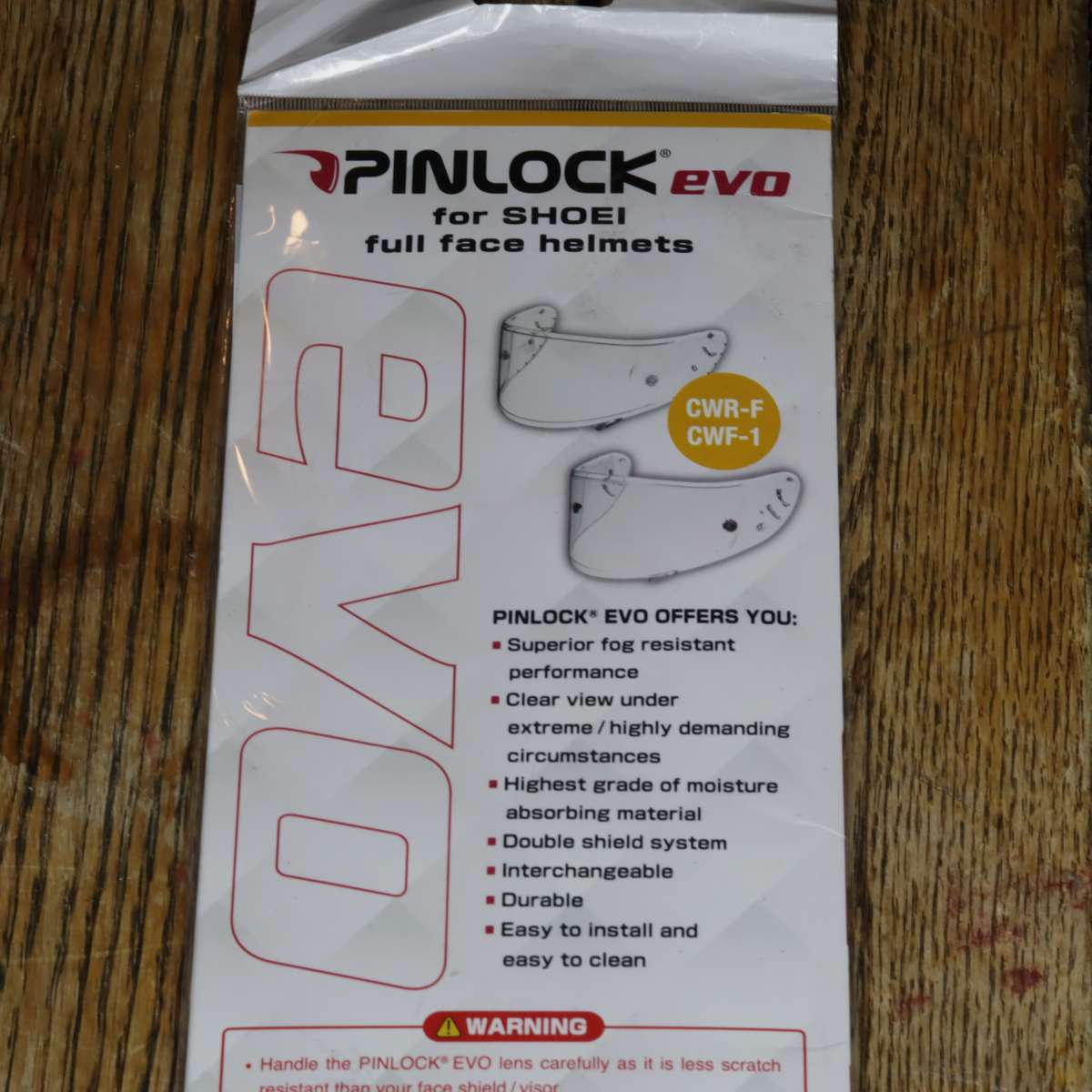 Shoei CWR-F CWF-1 Pinlock Evo Insert Lens Clear DKS 303