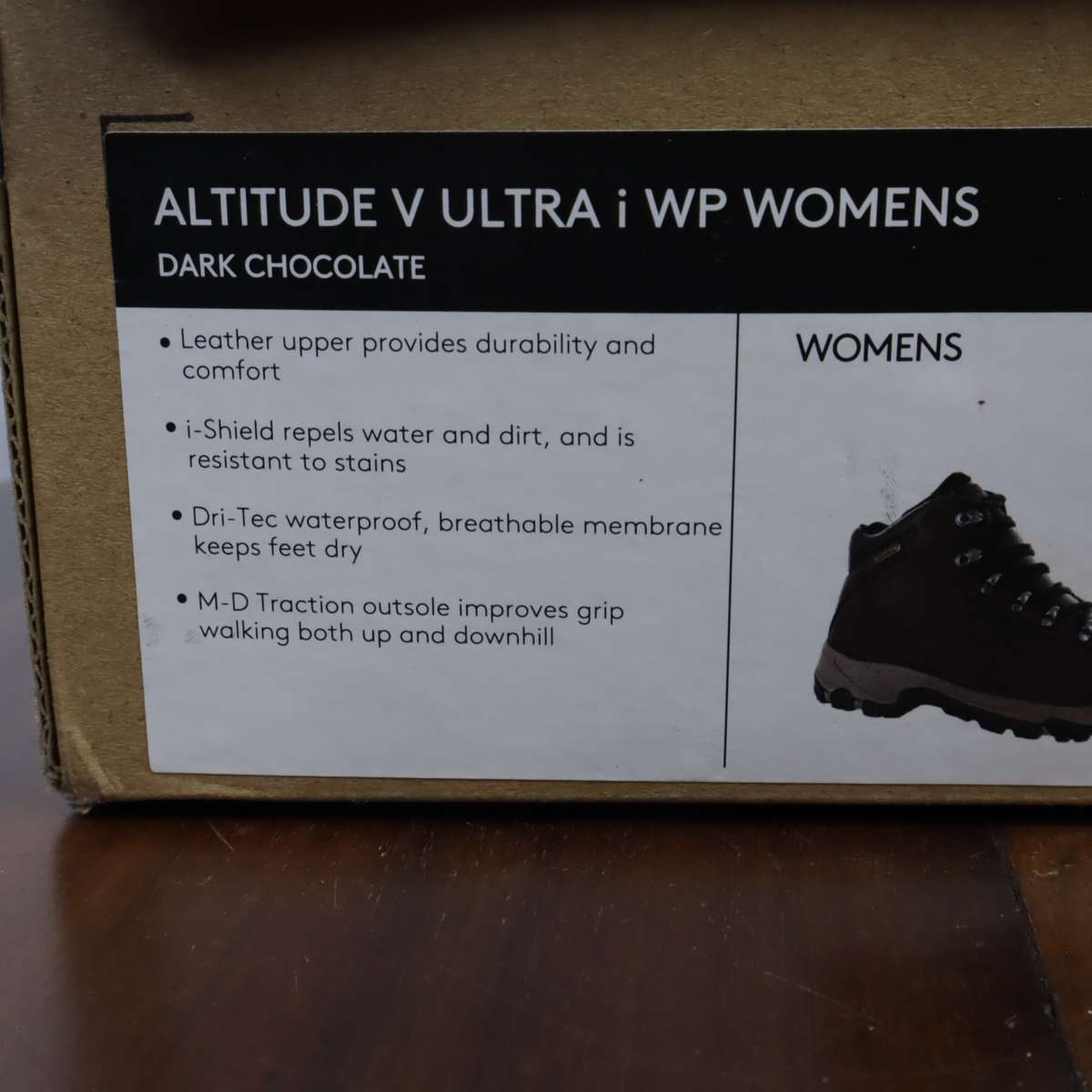 Hi-Tec Altitude V Ultra i WP Women Leather Shoes (US: 7) (UK: 5) (EU: 38)