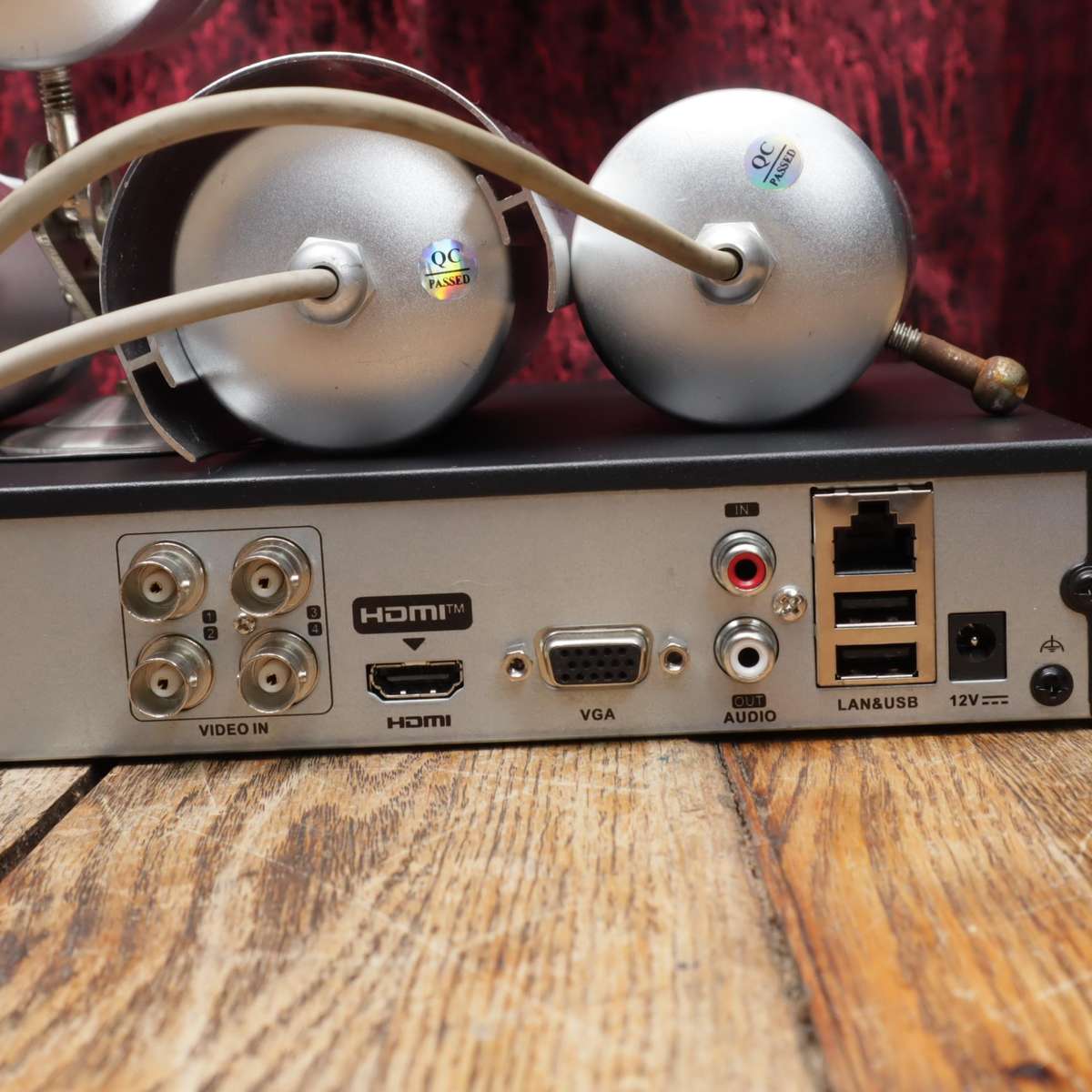 HiLook DVR-204G-F1 2MP 4 Channel TVI DVR 1080p H.264 With 4 Cameras