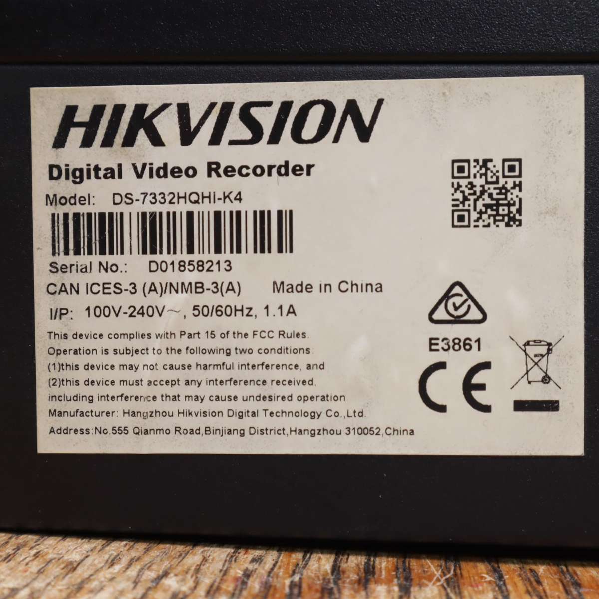 Hikvision DS-7332HQHi-K4 32-Channel Pro DVR 1080p 1.5U H.264