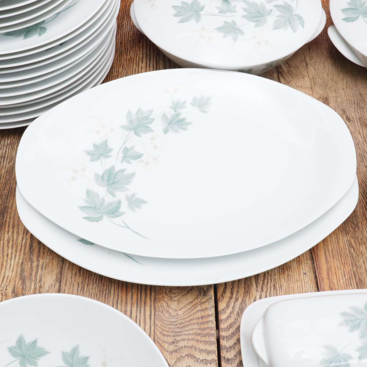 84 Pcs Noritake Cook'n Serve China 102 Wild Ivy Dinnerware Porcelain Dinner Set