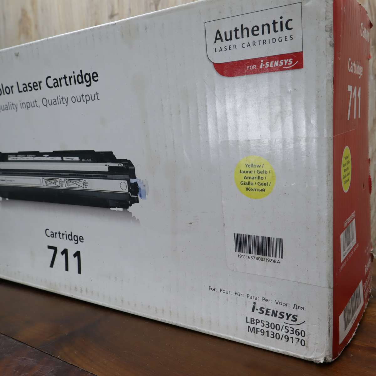 Canon 711 | C711Y | Yellow Laser Toner Cartridge - 6,000 Yield