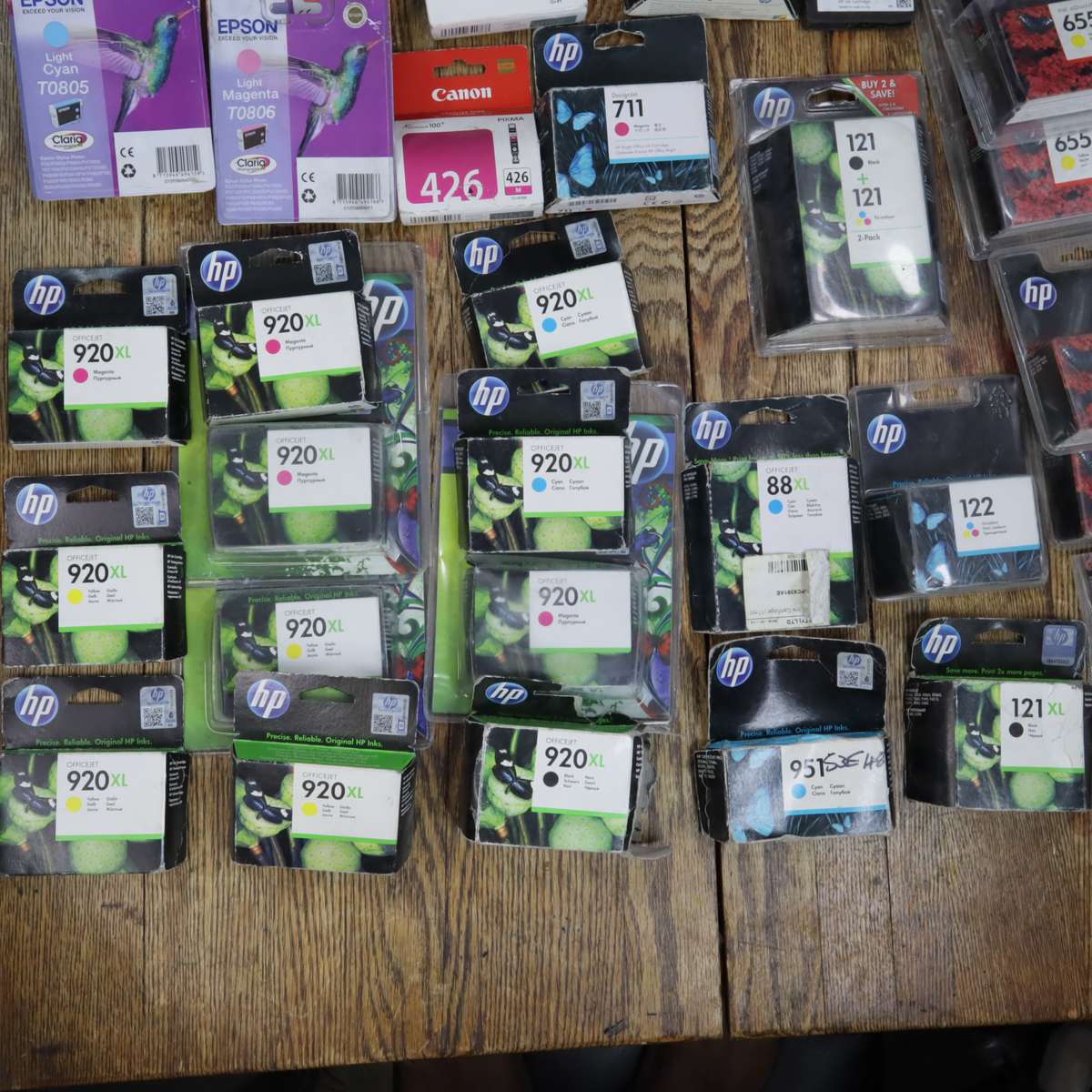 Assorted Printer Ink Cartridges - HP Canon Brother
