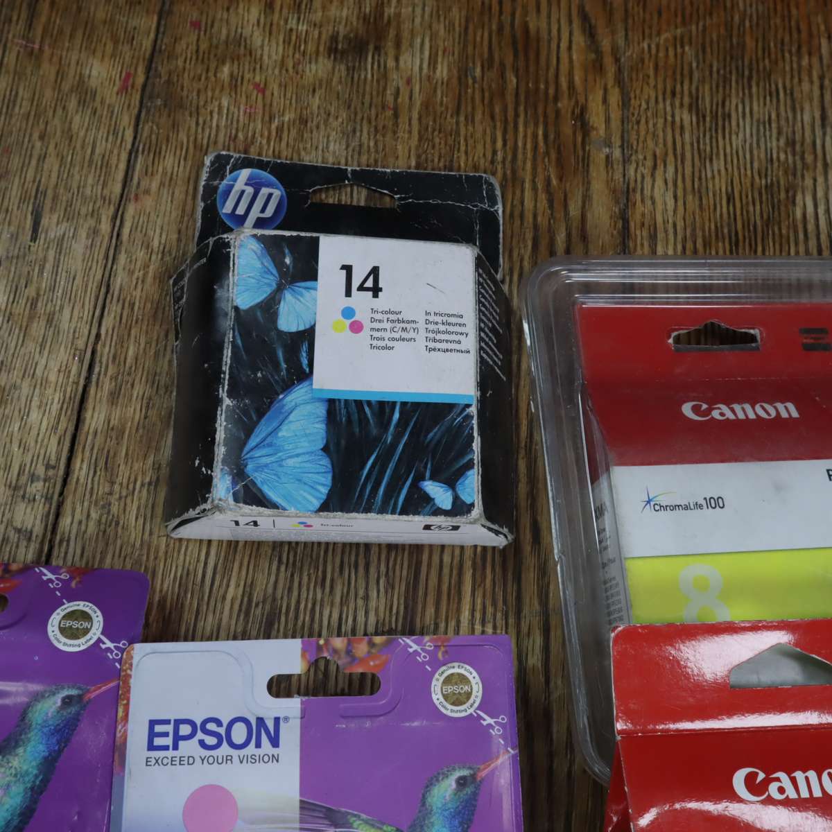 Assorted Printer Ink Cartridges - HP Canon Brother