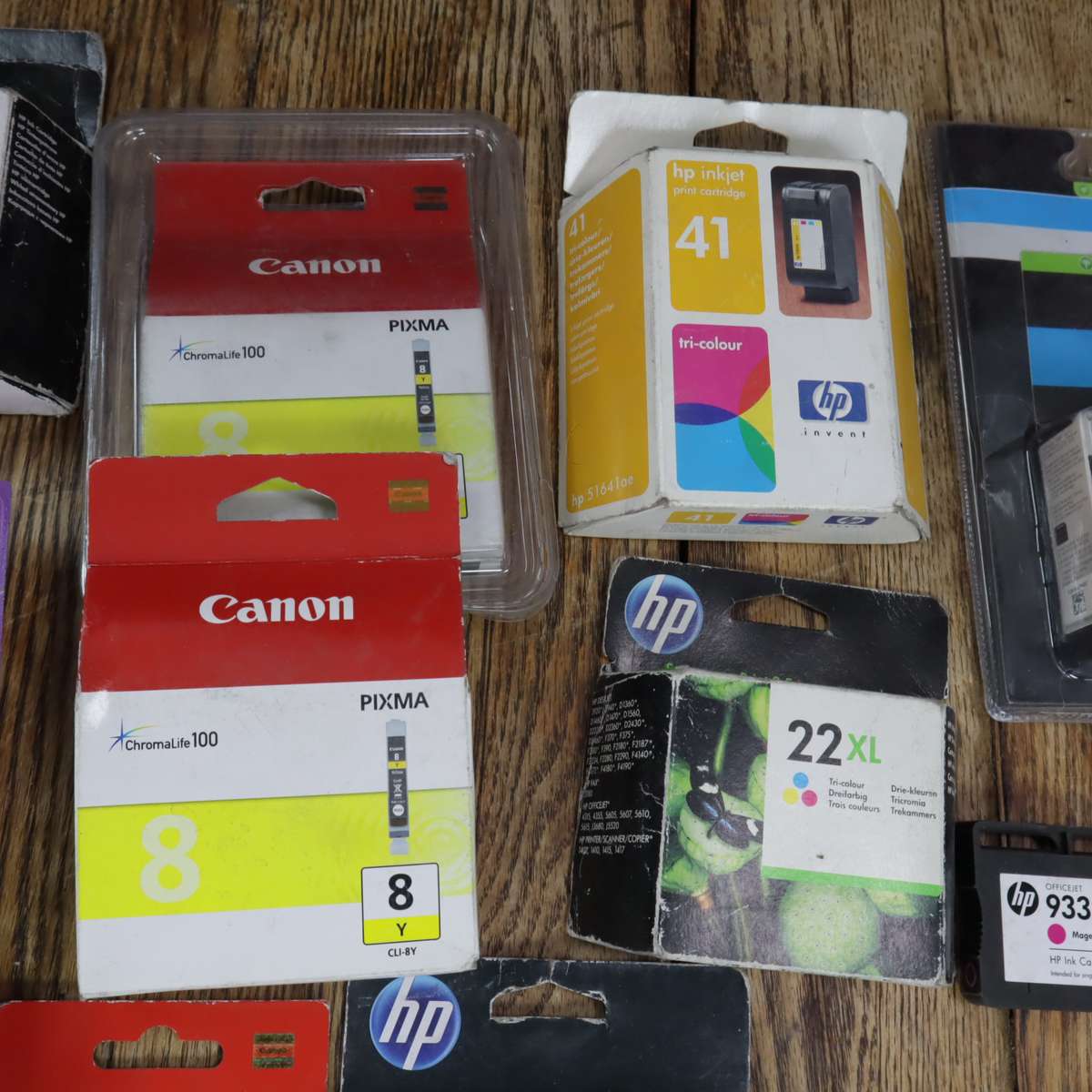 Assorted Printer Ink Cartridges - HP Canon Brother